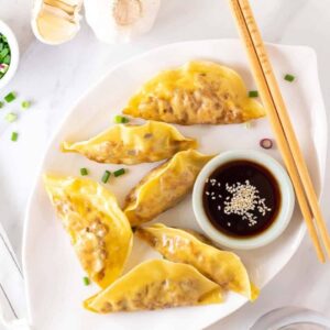 Gyozas veganas amarillas