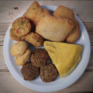 Picada vegana proteica