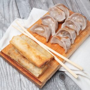 Gyozas veganas grises