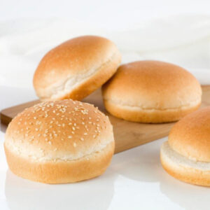 Pan de hamburguesa vegano