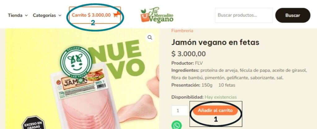 ¿Cómo comprar? En la tienda vegana online 