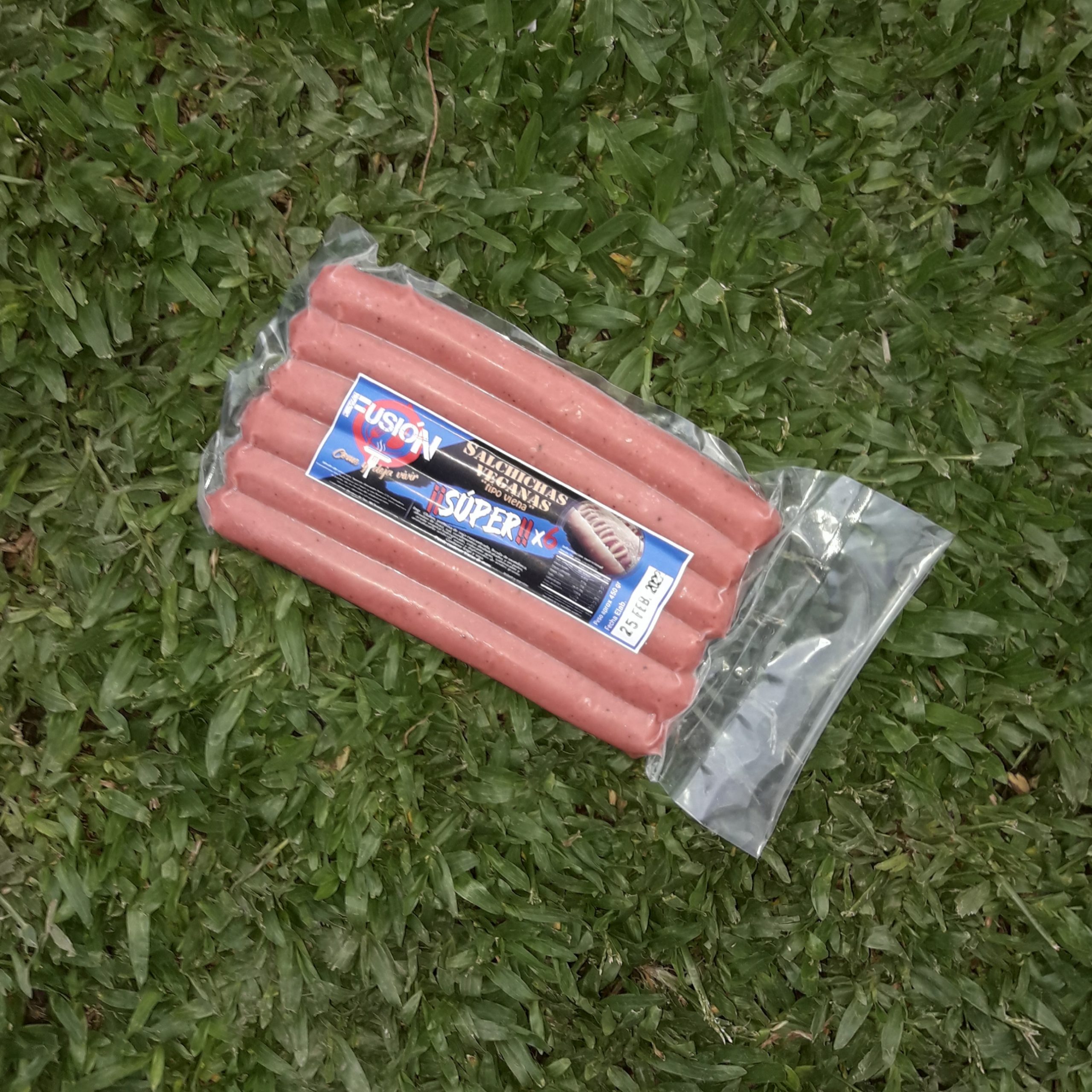 Salchicha vegana super pancho fusion vegana